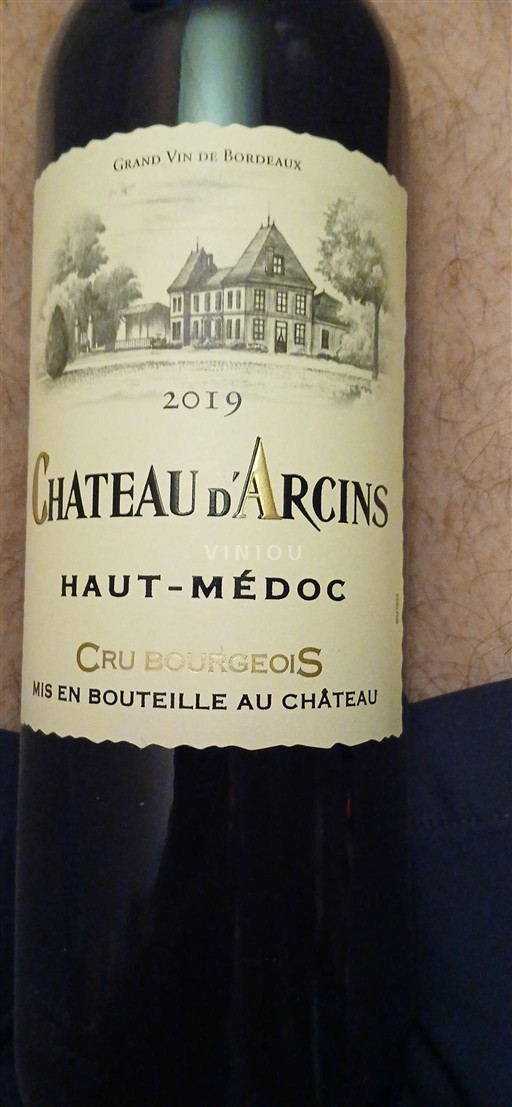 Bordeaux Haut-Médoc Chateau Arcins 2019