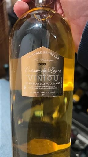 Thung lũng sông Loire Coteaux-du-layon Vignoble Renouard 2009