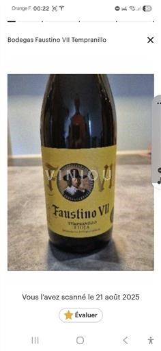 La Rioja rioja Bodegas Faustino Faustino VII Tempranillo Icke årgångsbetecknad
