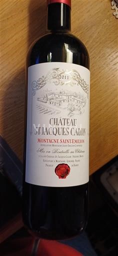 Burdeos Montagne-Saint-Émilion Château St Jacques Calon 2011
