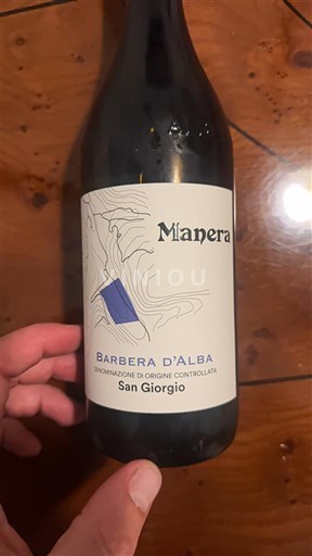 Piedmont Wines Barbera d'Alba Manera San Giorgio Non-Vintage