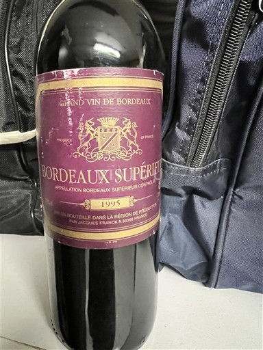 Bordeaux Bordeaux Supérieur Jacques Franck 1995
