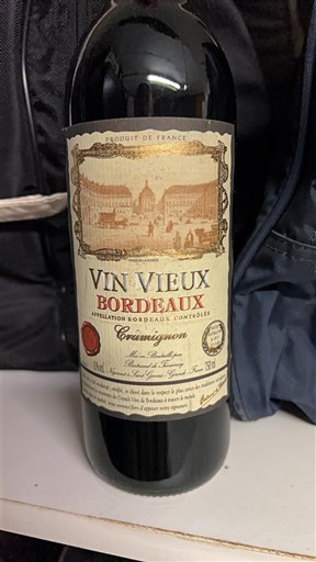 Bordeaux Vin Vieux Ikke årgangsbestemt
