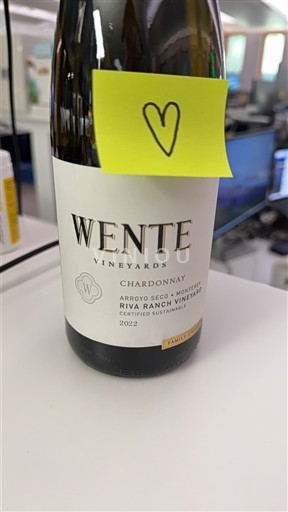 Vùng trồng nho được cấp phép California Arroyo Seco Wente Vineyards Riva Ranch Vineyard 2022