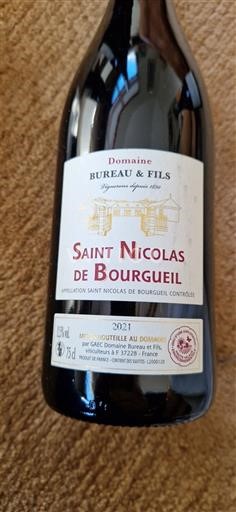 Thung lũng sông Loire Saint-Nicolas-De-Bourgueil Domaine Bureau & Fils 2021