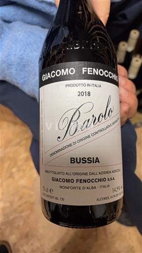 П'ємонт Бароло Giacomo Fenocchio Bussia 2018