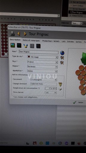 Bordeaux Médoc Cru Bourgeois Tour Prignac 2008