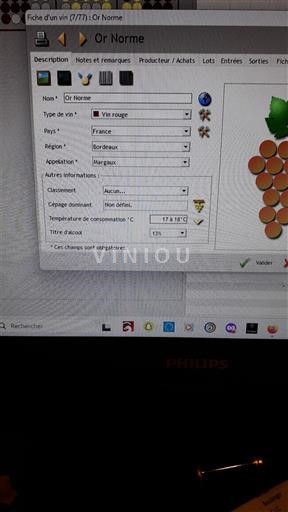 Bordeaux Margaux Or Norme 2017