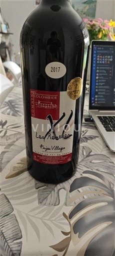 Loire Valley Anjou Villages Domaine Colombier Les Rémones XL 2017