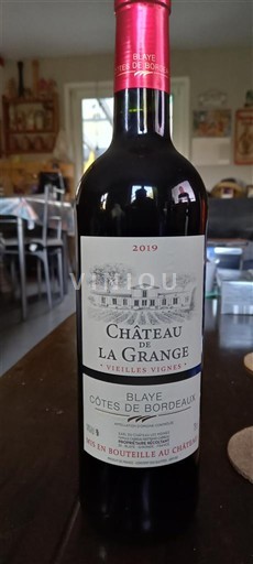 Bordeaux Blaye-Côtes-de-Bordeaux Château La Grange Vieilles Vignes 2019