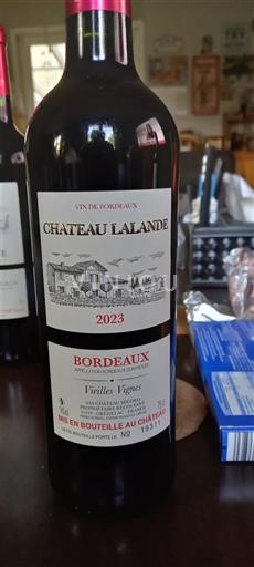 Bordeaux Château Lalande Vieilles Vignes 2023