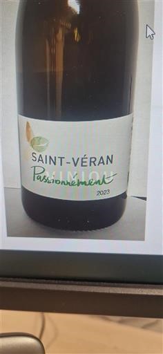 Burgundsko Saint-Véran Passionnément 2023