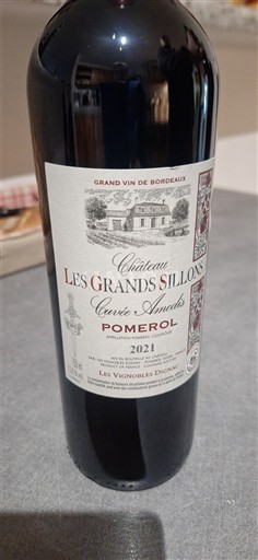 Bordeaux Pomerol Château Les Grands Sillons Amadis 2021