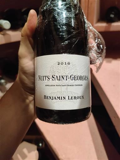 Burgundija Nuits-Saint-Georges Benjamin Leroux 2016