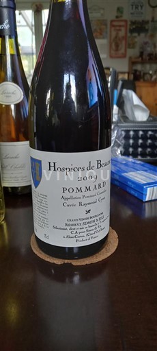 Burgundy Pommard Premier Cru Hospices de Beaune Raymond Cyrot 2009
