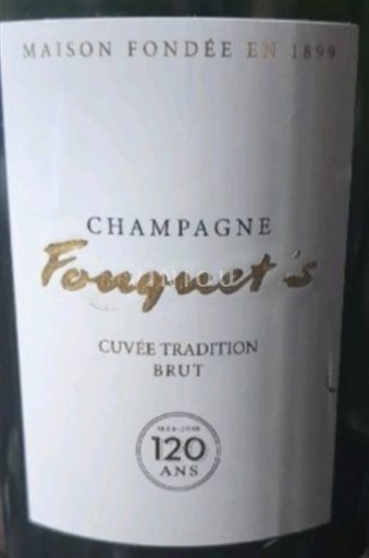 Šampanja Šampanjec Fouquet's Tradition Neleten.