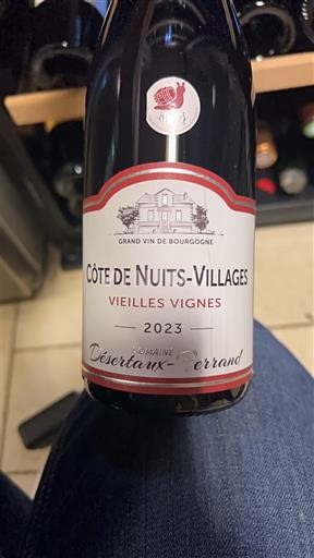 Burgundija Côte de Nuits Villages Domaine Désertaux-Ferrand Vieilles Vignes 2023