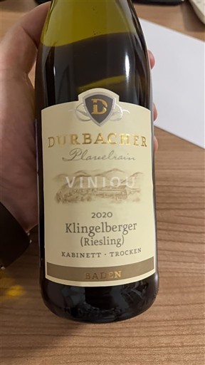 Baden Durbacher Plauelrain Klingelberger (Riesling) 2020