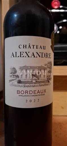 Bordeaux Château Alexandre 2022