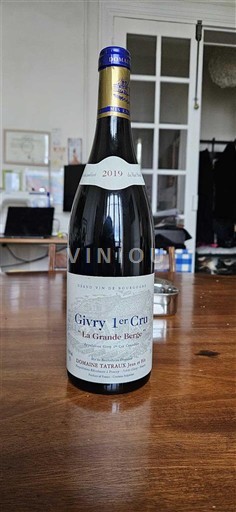 Burgundi Givry Premier Cru Domaine Tatraux La Grande Berge 2019