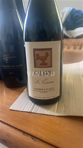 Piemonte Barbera d'Asti Cascina Galarin Le Querce Icke årgångsbetecknad