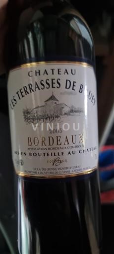 Bordeaux Château Les Terrasses de Bouey 2005