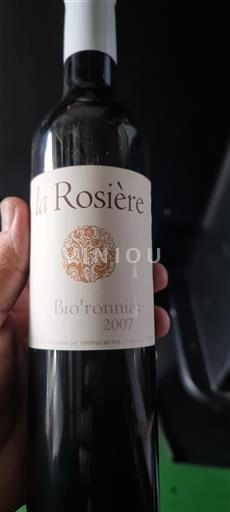 Savoie and Bugey Unspecified La Rosière Bio'ronnier 2007