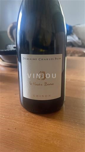 Thung lũng sông Loire Chinon Domaine Charles Pain La Haute Borne Không niên vụ