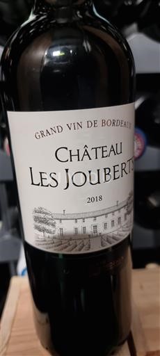 Bordeaux Château Les Jouberts 2018