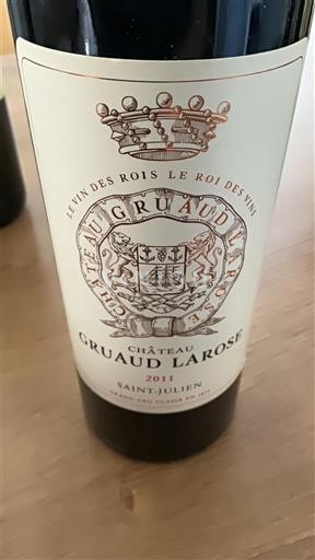 Bordeaux Saint-Julien Grand Cru Château Gruaud Larose 2011