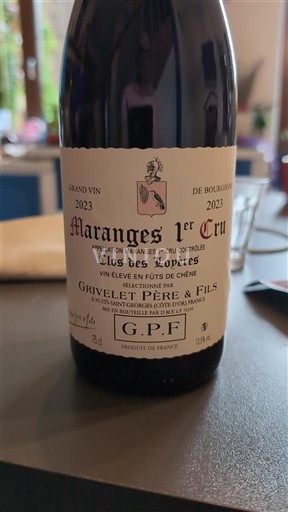 Bourgogne Maranges Premier Cru Grivelet Père & Fils Clos des Loyères 2023