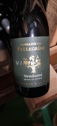 Rona dolina Côtes-du-Rhône Domaine La Pellegrine Vendumi 2019