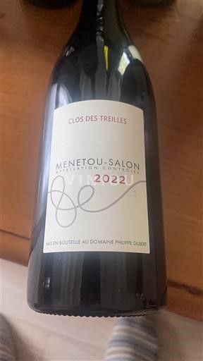 Thung lũng sông Loire Menetou-salon Domaine Philippe Gilbert Clos des Treilles 2022