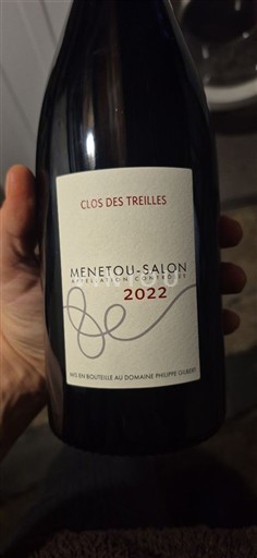 Loiren laakso Menetou-Salon Domaine Philippe Gilbert Clos des Treilles 2022