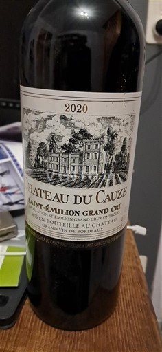 Bordeaux Saint-Émilion Grand Cru Grand Cru Château Cauze 2020