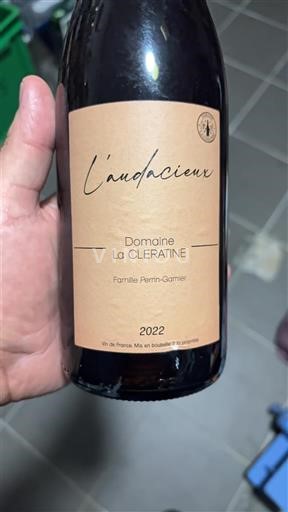 Loire Valley Domaine La Clératine L'audacieux 2022