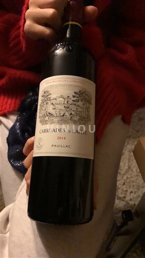 Bordeaux Pauillac Château Lafite Rothschild Carruades de Lafite 2014
