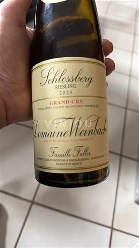 Alsácia Alsácia Grand Cru Domaine Weinbach Schlossberg 2023