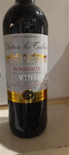 Bordeaux Château Les Tuileaux 2012