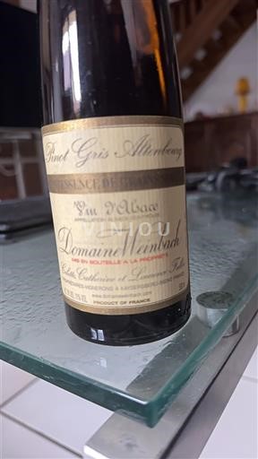 Alsácia Pinot gris Sélection de Grains Nobles Domaine Weinbach Pinot Gris Altenbourg 2003