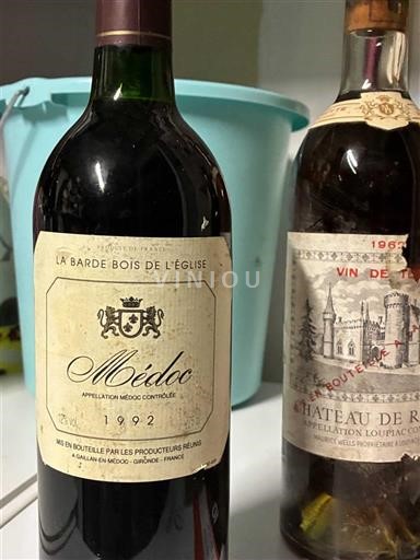 Bordeaux Médoc La barde Bois de l'Église 1992