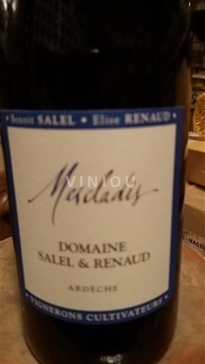 Alpy a Rhonské oblasti Ardèche Domaine Salel & Renaud Mercladis 2023