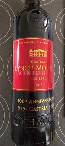Bordeaux Pauillac Grand Cru Château Lynch-Moussas 100th Anniversary 2019