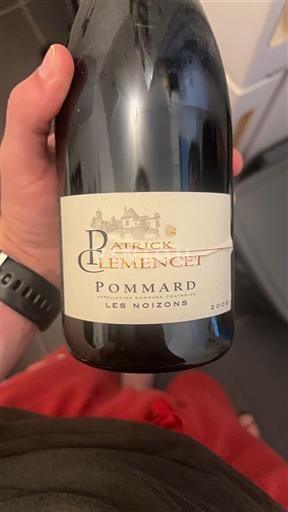 Bourgogne Pommard Patrick Clémencet Les Noizons 2009