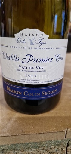 Burgundy Chablis Premier Cru Maison Colin Seguin Vau de Vey 2019