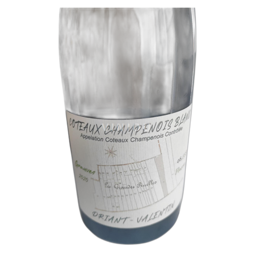Champaña Coteaux champenois Driant-Valentin 2020
