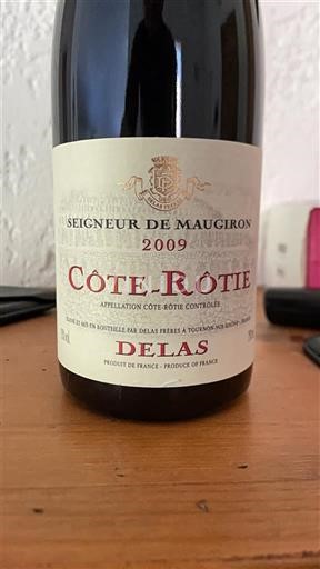 Vallée du Rhône Côte-rôtie Delas Seigneur de Maugiron 2009