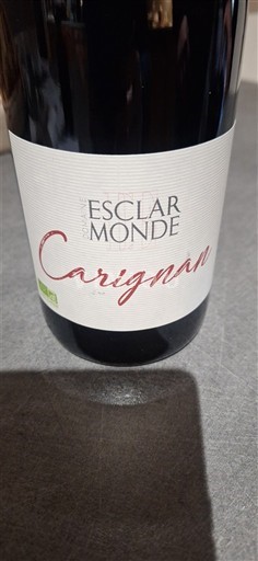Languedoc Esclar Monde Carignan 2023