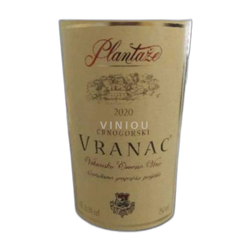 Versterkte wijnen Rouge sec VRANAC CRNOGORSKI 2020 Slovenië Primorska Karst