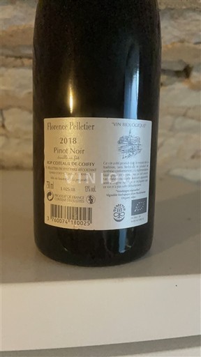 Východní regiony Coteaux de Coiffy Florence Pelletier 2018